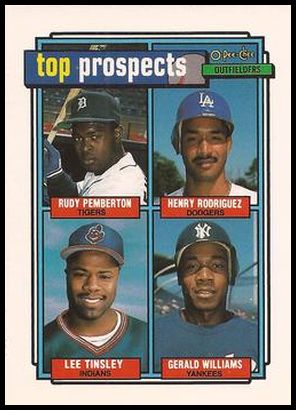 656 1992 Prospects OF (Rudy Pemberton Henry Rodriguez)